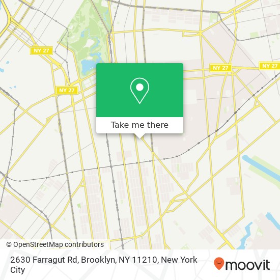 2630 Farragut Rd, Brooklyn, NY 11210 map