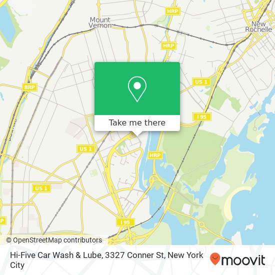 Hi-Five Car Wash & Lube, 3327 Conner St map