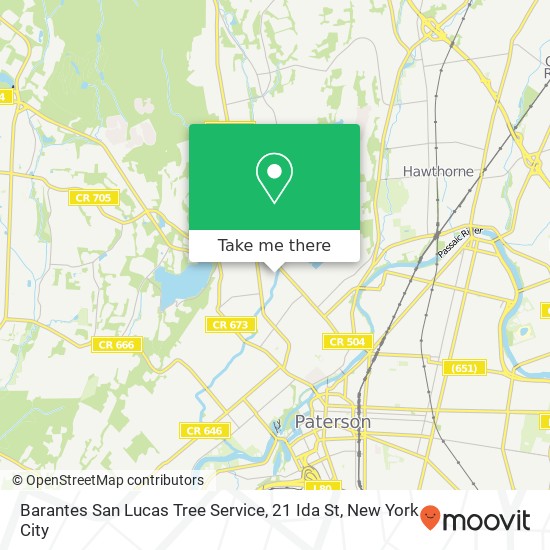 Mapa de Barantes San Lucas Tree Service, 21 Ida St