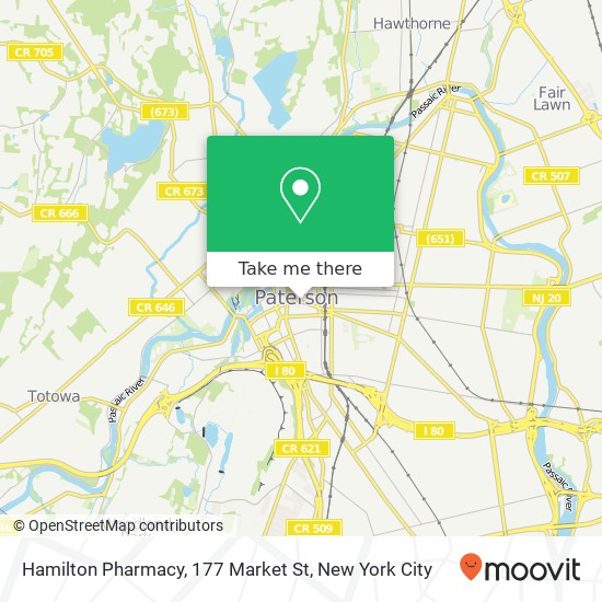 Hamilton Pharmacy, 177 Market St map