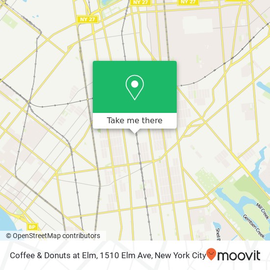 Coffee & Donuts at Elm, 1510 Elm Ave map