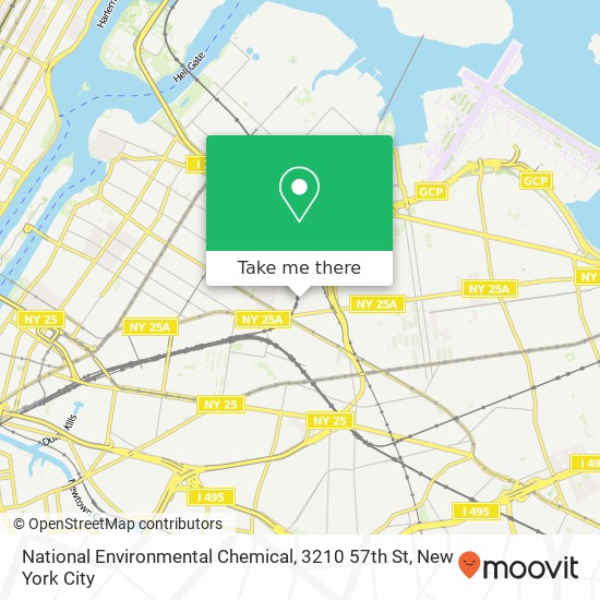 National Environmental Chemical, 3210 57th St map