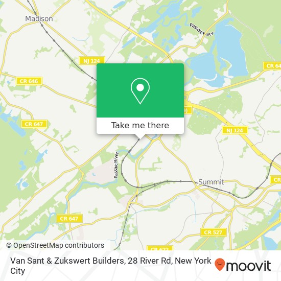 Mapa de Van Sant & Zukswert Builders, 28 River Rd