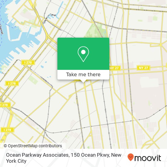 Ocean Parkway Associates, 150 Ocean Pkwy map