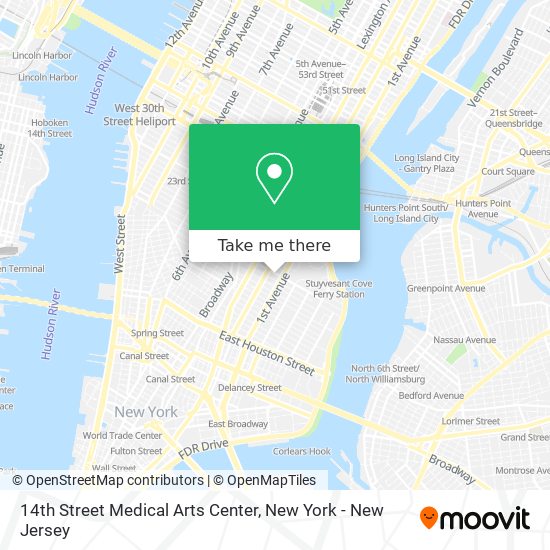 14th Street Medical Arts Center map