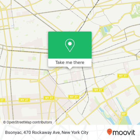 Bsonyac, 470 Rockaway Ave map