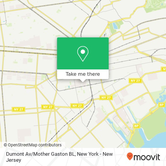 Dumont Av/Mother Gaston BL map