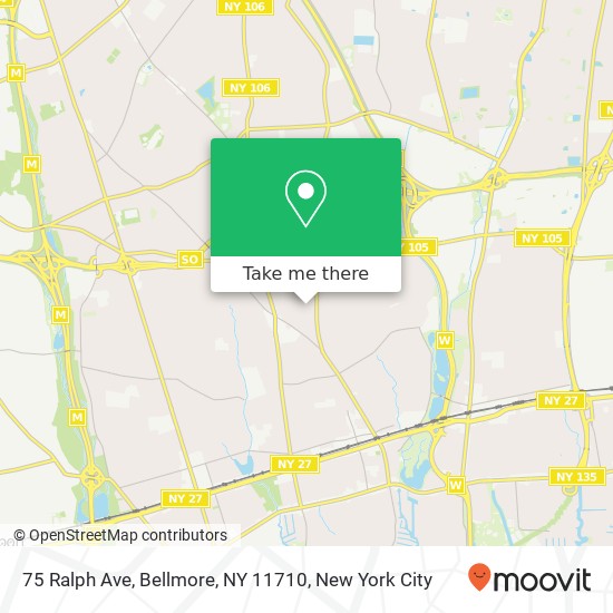 75 Ralph Ave, Bellmore, NY 11710 map