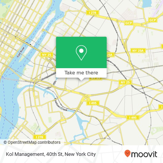Kol Management, 40th St map