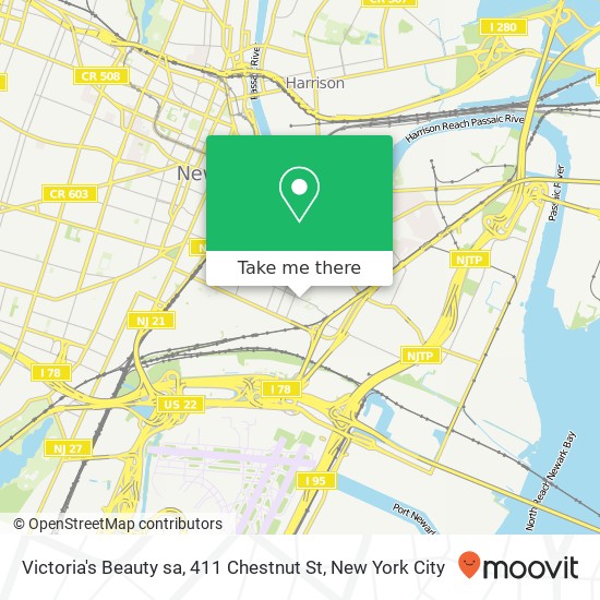 Victoria's Beauty sa, 411 Chestnut St map