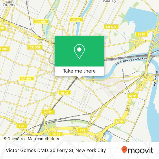 Victor Gomes DMD, 30 Ferry St map