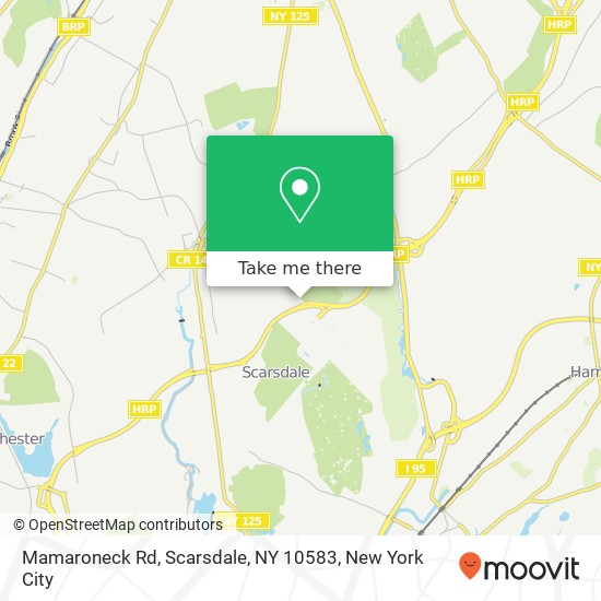 Mapa de Mamaroneck Rd, Scarsdale, NY 10583