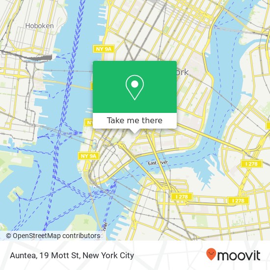 Auntea, 19 Mott St map