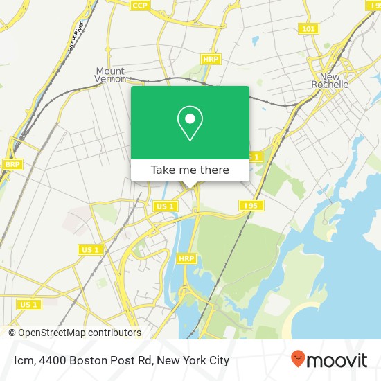 Icm, 4400 Boston Post Rd map