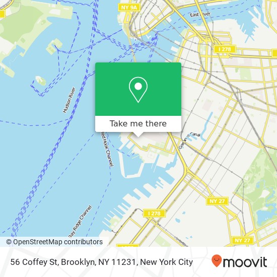56 Coffey St, Brooklyn, NY 11231 map