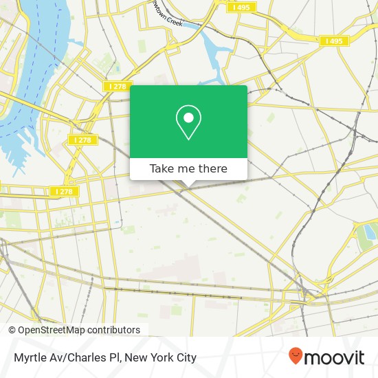 Myrtle Av/Charles Pl map