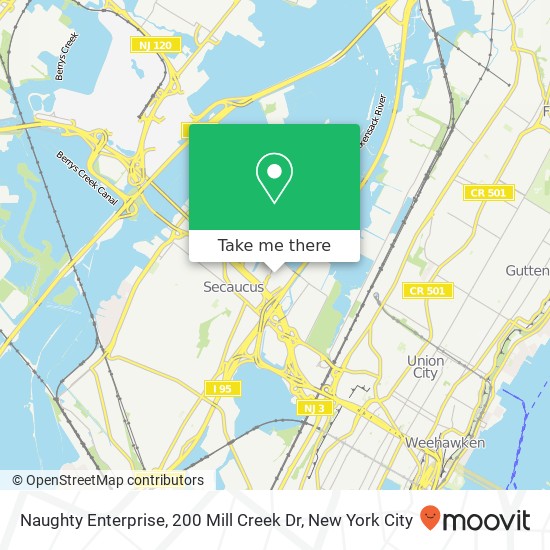 Mapa de Naughty Enterprise, 200 Mill Creek Dr