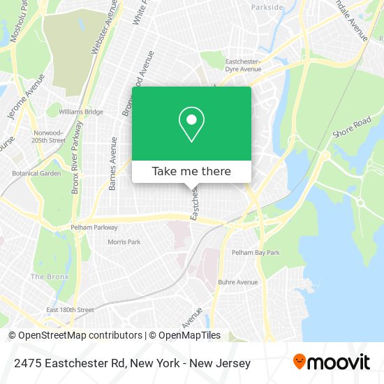 Mapa de 2475 Eastchester Rd