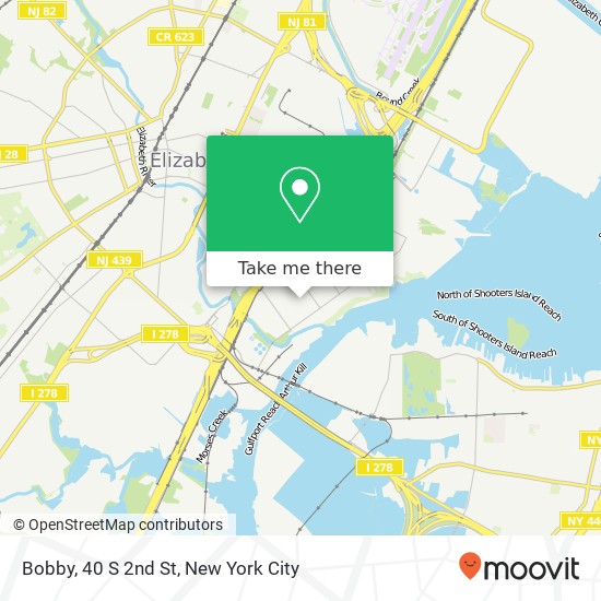 Mapa de Bobby, 40 S 2nd St