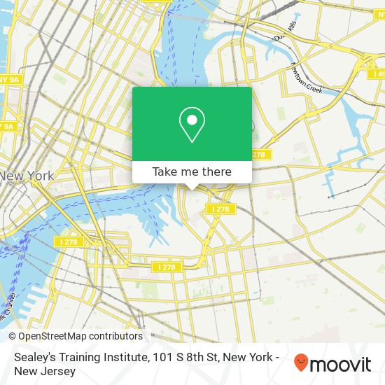 Sealey's Training Institute, 101 S 8th St map