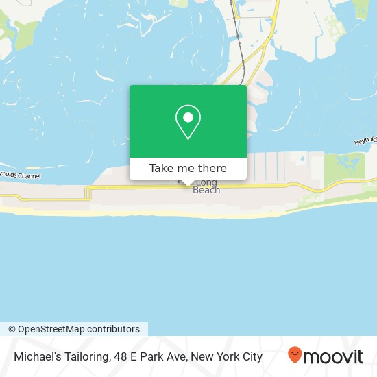 Mapa de Michael's Tailoring, 48 E Park Ave