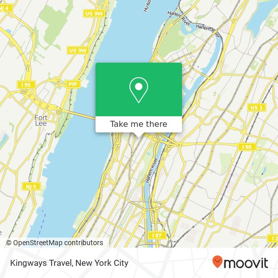 Kingways Travel map