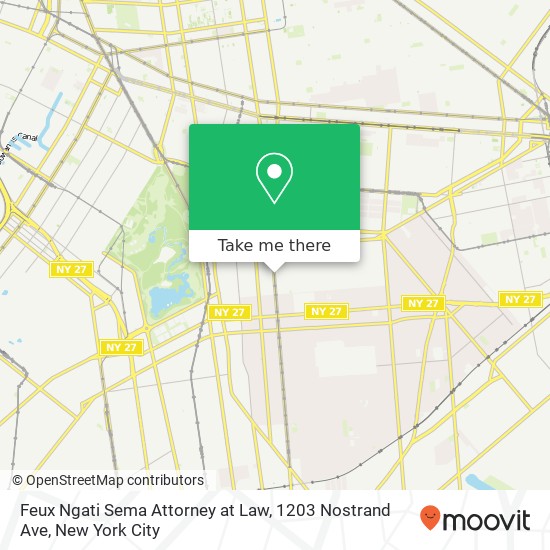 Feux Ngati Sema Attorney at Law, 1203 Nostrand Ave map
