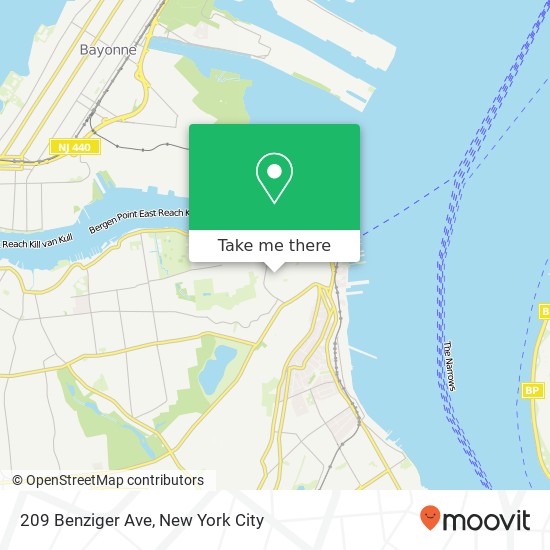 209 Benziger Ave, Staten Island, NY 10301 map