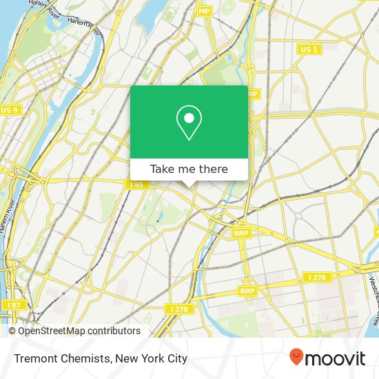 Mapa de Tremont Chemists