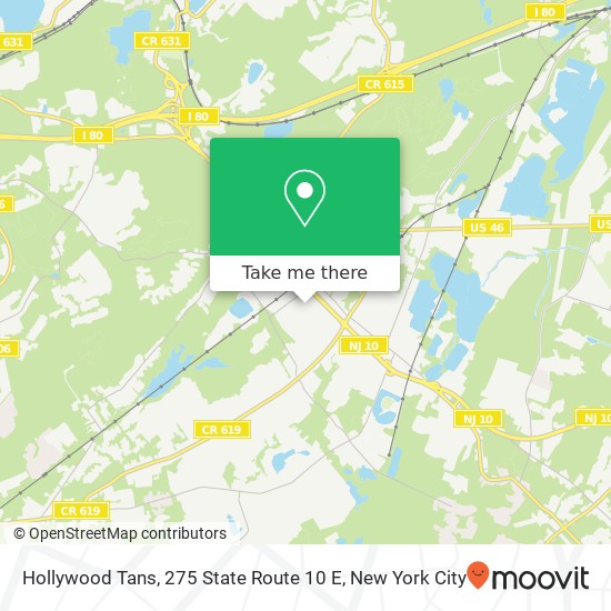 Hollywood Tans, 275 State Route 10 E map