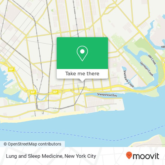 Mapa de Lung and Sleep Medicine, 1400 Avenue Z