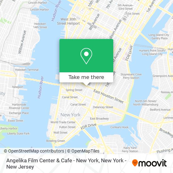 Mapa de Angelika Film Center & Cafe - New York