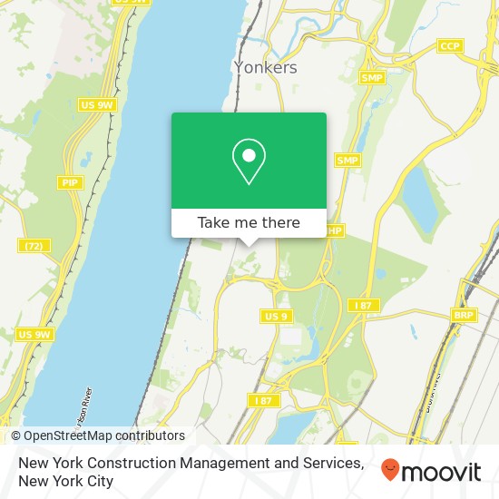 Mapa de New York Construction Management and Services