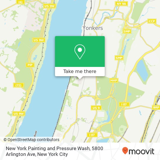 New York Painting and Pressure Wash, 5800 Arlington Ave map