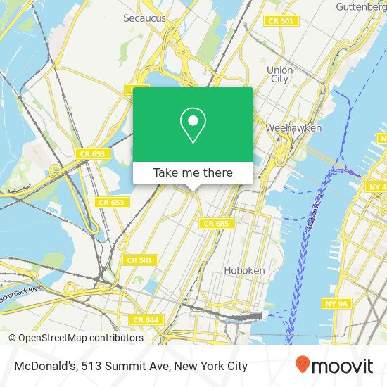 Mapa de McDonald's, 513 Summit Ave