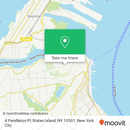 4 Pendleton Pl, Staten Island, NY 10301 map