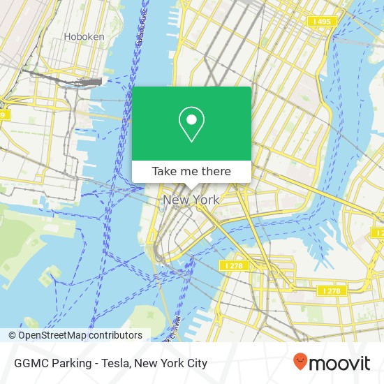 GGMC Parking - Tesla map