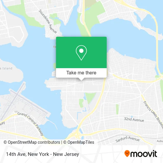 14th Ave map