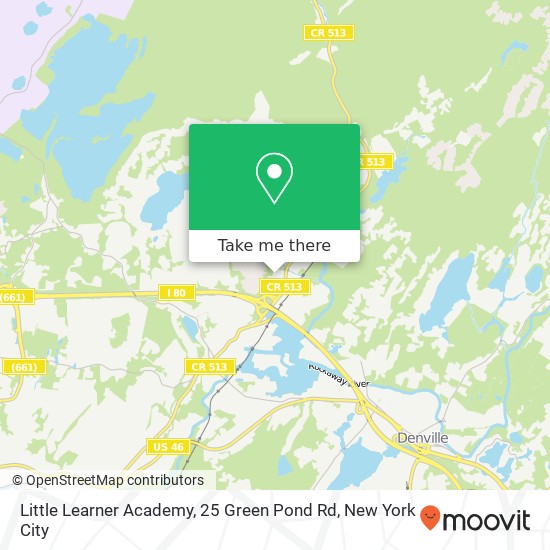 Mapa de Little Learner Academy, 25 Green Pond Rd