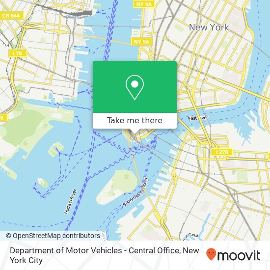 Department of Motor Vehicles - Central Office map