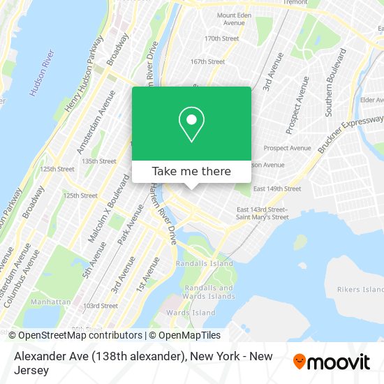 Mapa de Alexander Ave (138th alexander)