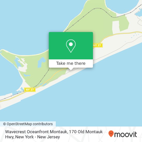 Wavecrest Oceanfront Montauk, 170 Old Montauk Hwy map
