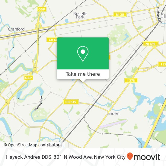 Hayeck Andrea DDS, 801 N Wood Ave map