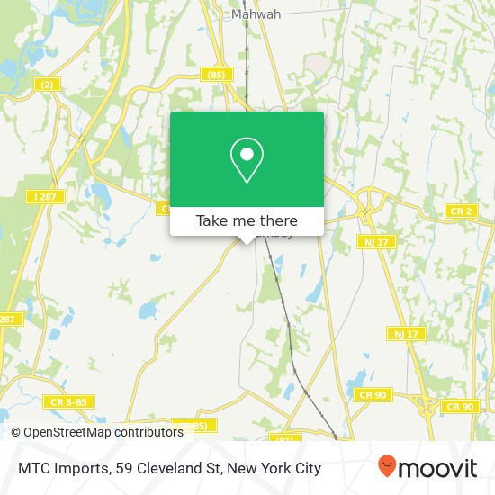 MTC Imports, 59 Cleveland St map