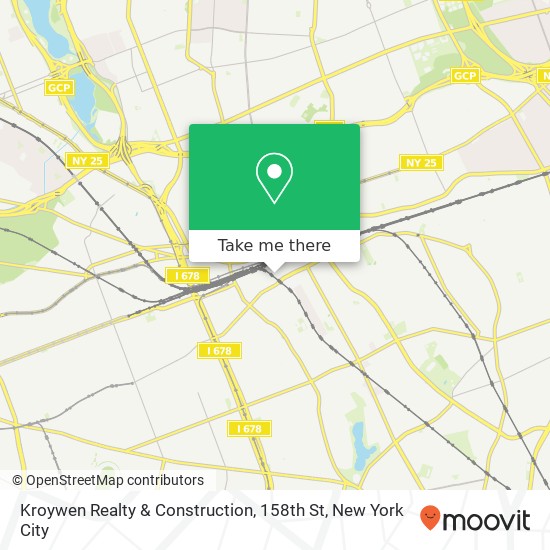 Mapa de Kroywen Realty & Construction, 158th St