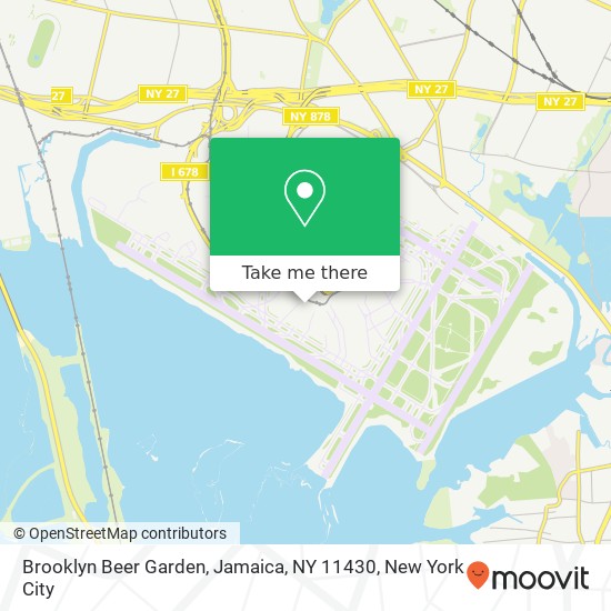 Mapa de Brooklyn Beer Garden, Jamaica, NY 11430