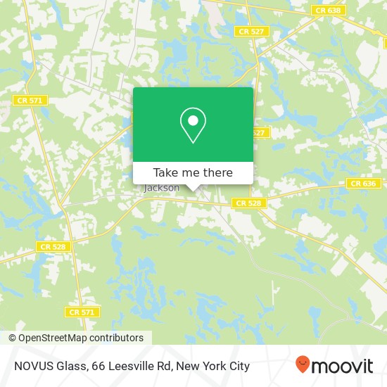 NOVUS Glass, 66 Leesville Rd map