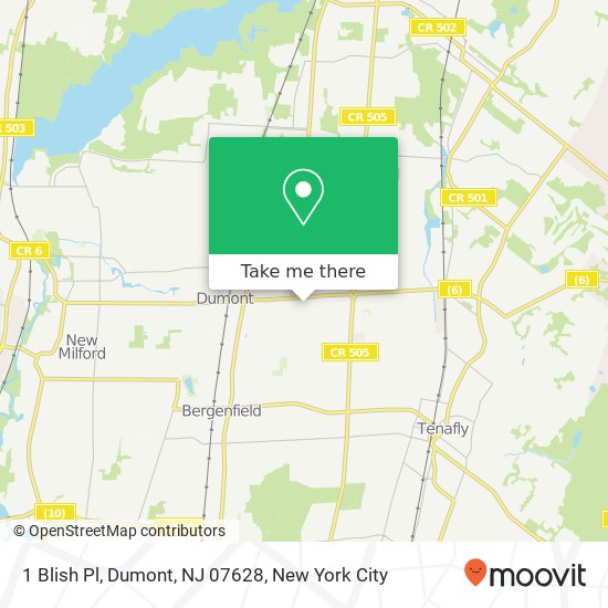 1 Blish Pl, Dumont, NJ 07628 map