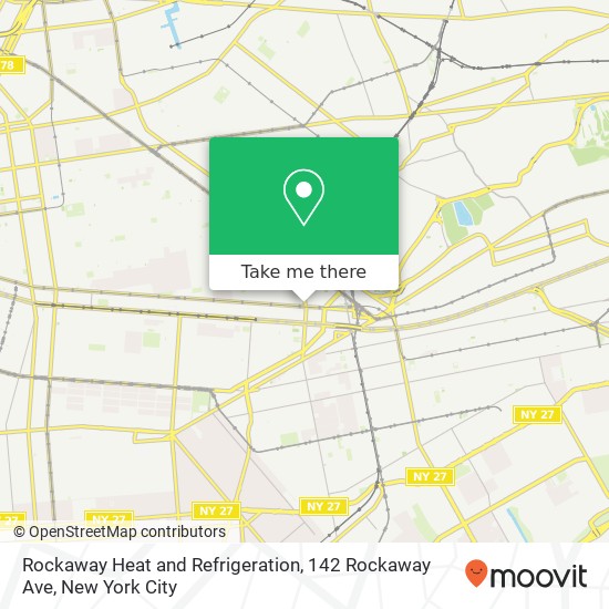 Rockaway Heat and Refrigeration, 142 Rockaway Ave map