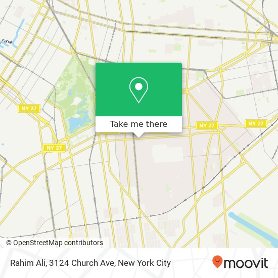 Mapa de Rahim Ali, 3124 Church Ave